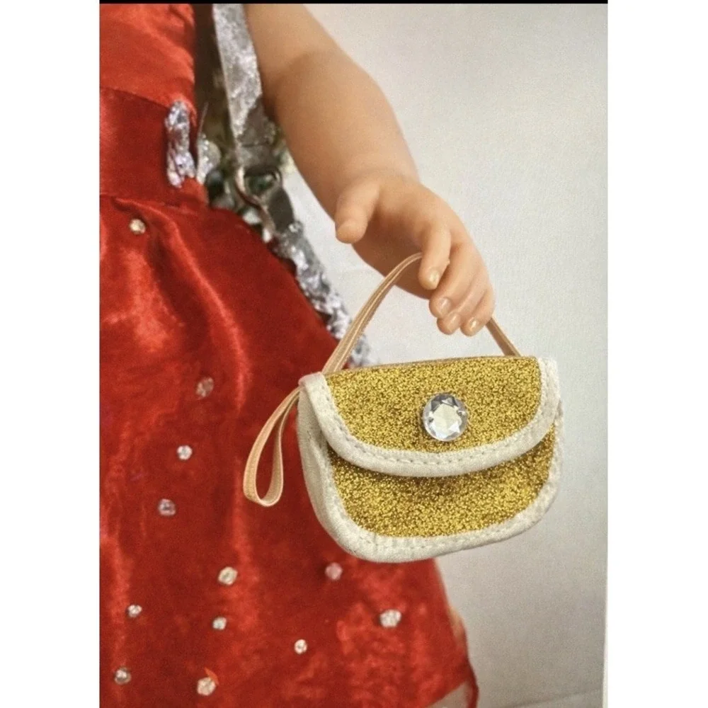 American Girl Battat OG Doll Retired Accessory Gold Clutch for Dolls 16